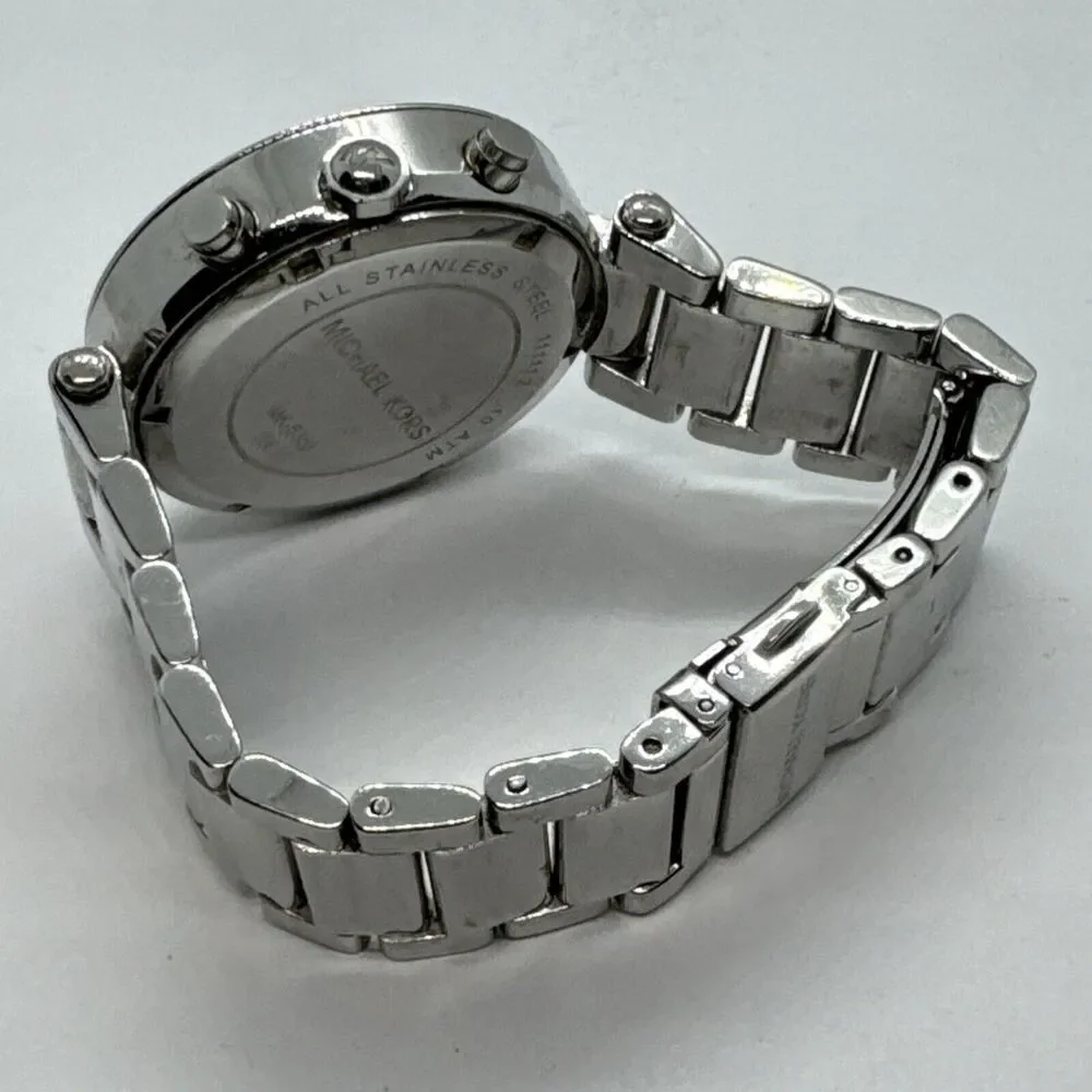 Michael Kors MK5353 Womens Silver Stainless Steel Analog Dial Wrist Watch JNA596